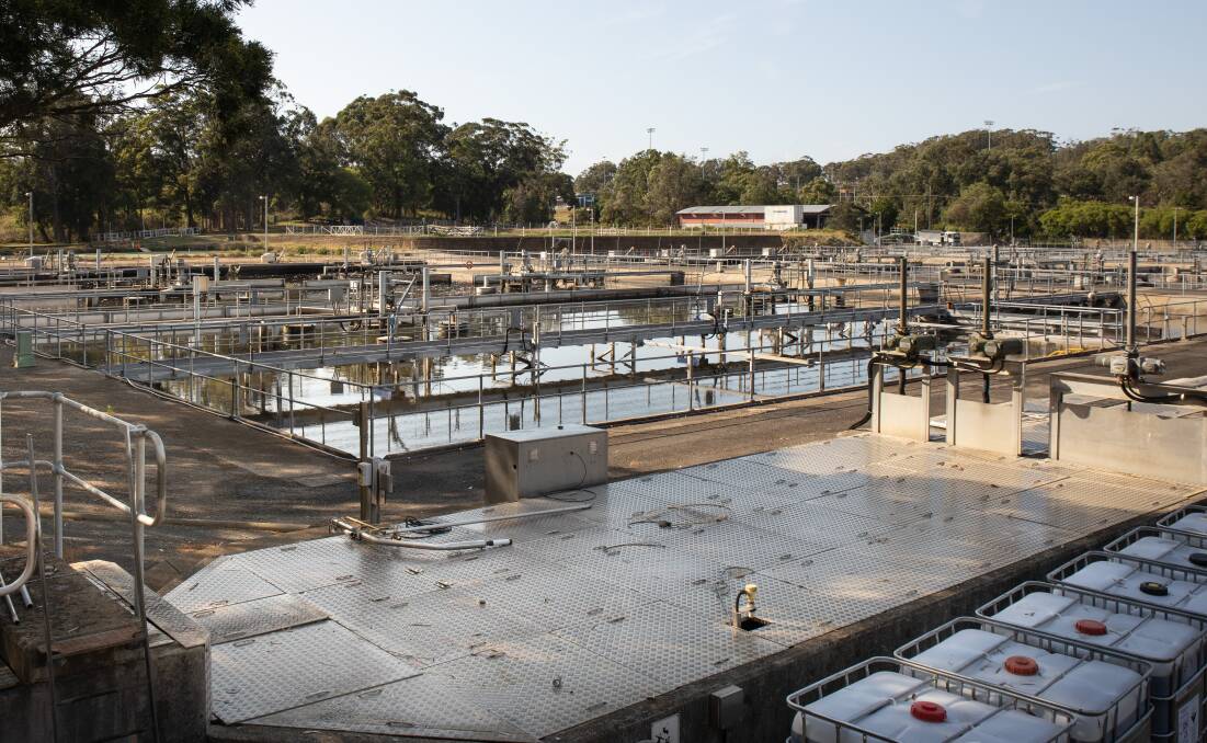 The Port Macquarie wastewater treatment plant is operating at or over its original capacity. Picture: Port Macquarie-Hastings Council