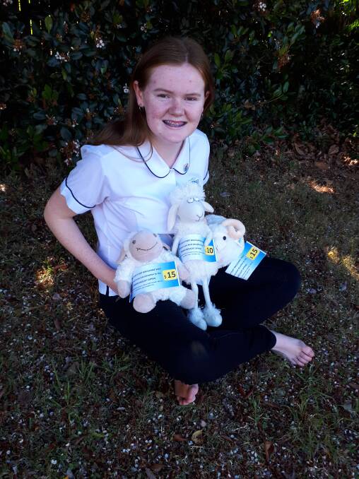 Dig deep: Hastings Secondary College Westport Campus student Jenni Cooper encourages people to support the fundraiser to help drought-affected farming families.