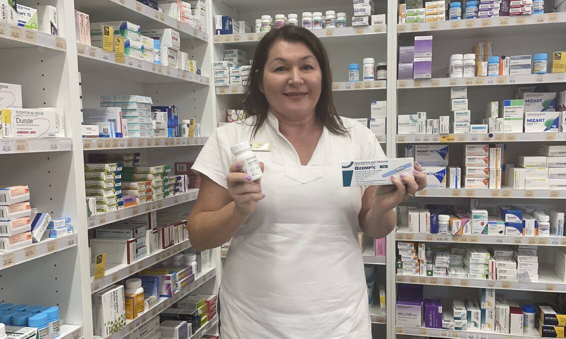 Camden Haven pharmacist Karen Rees-Pikett raises concerns about the federal government's 60-day scripts policy. Picture by Lisa Tisdell