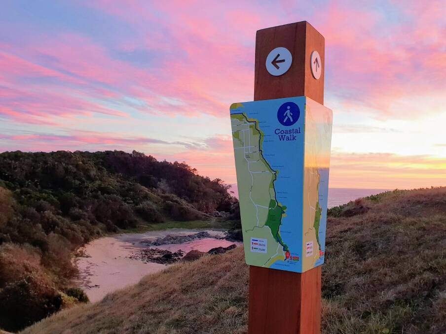 The coastal walk is easier to navigate thanks to wayfinding signs.