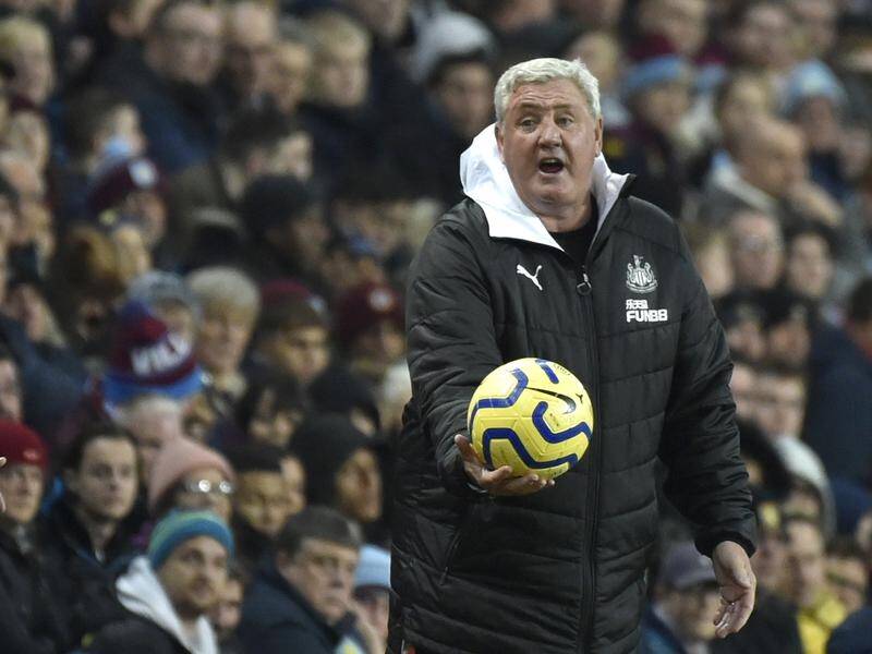 Newcastle's head coach Steve Bruce is awaiting news on a proposed takeover of the club.