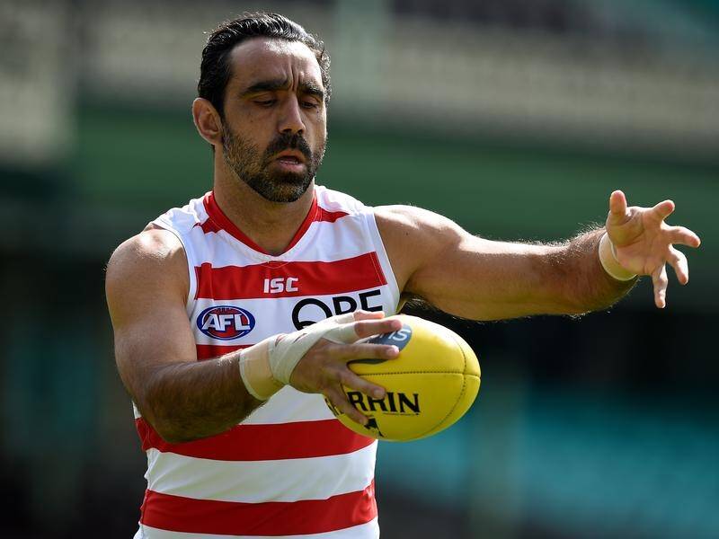 Ex-Swan Adam Goodes has rarely been sighted at AFL functions or games since retiring in 2015.
