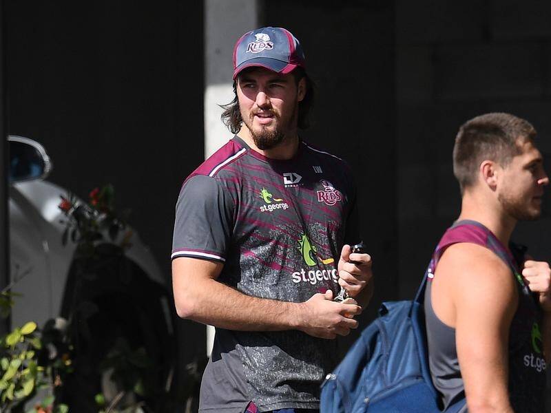Queensland Reds captain Liam Wright (C) can see positives despite the departures of three players.