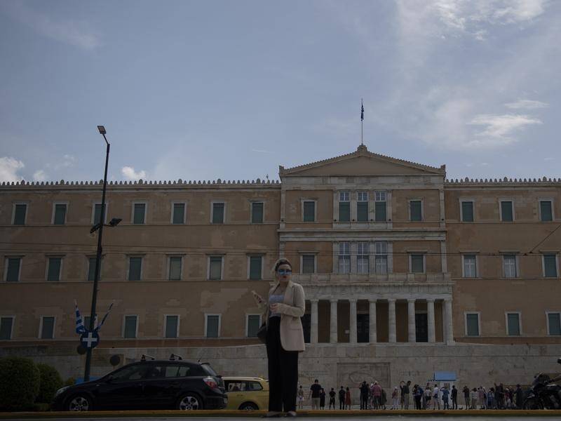 Political analysts do not expect any party to win an outright majority in the Greek election. (AP PHOTO)