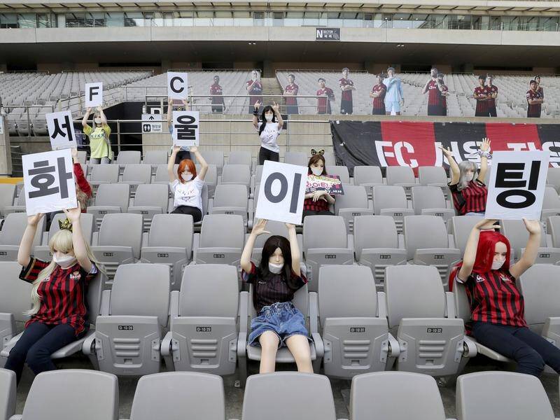 FC Seoul have apologised for using sex dolls to fill their empty stadium but still face sanctions.
