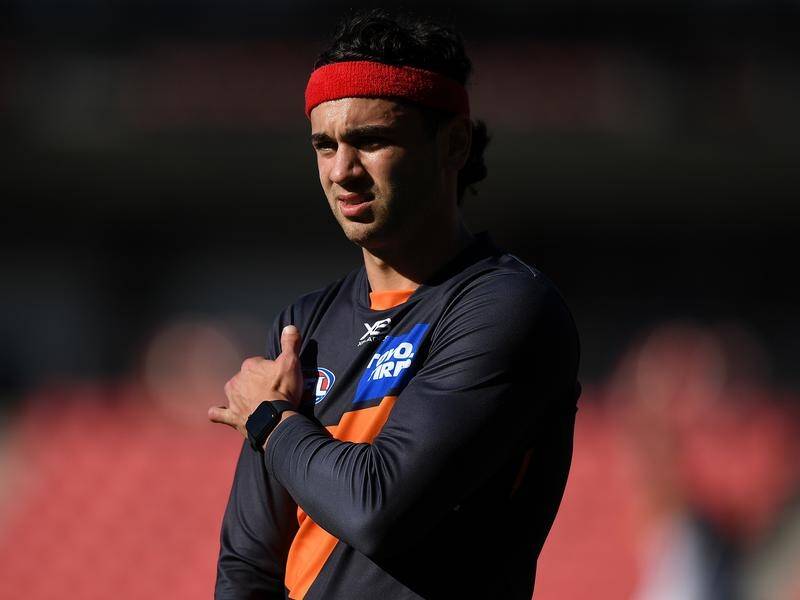 GWS midfielder Tim Taranto is hoping to return from a shoulder injury against the Power on Sunday.