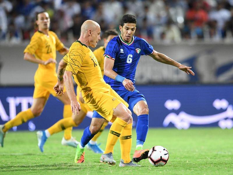 Aaron Mooy produced a fine display for the Socceroos in the World Cup qualifier against Kuwait.