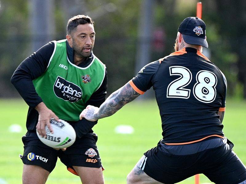 Benji Marshall (L) says the NRL might be a better spectacle for fans under the new six-again rule.
