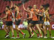 GWS have posted their fifth win of the AFL season, accounting for Hawthorn by 22 points in Sydney.