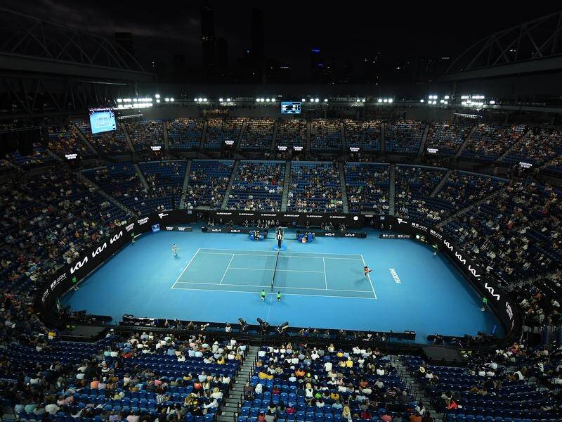 A man has been arrested after allegedly sexually assaulting a women at the Australian Open.