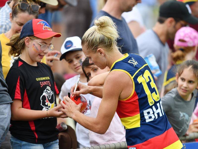 Adelaide have allayed concerns about superstar Erin Phillips' fitness ahead of the AFLW grand final.