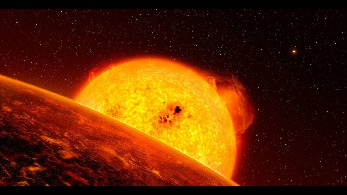 Supergiant: An artists impression of what a massive Red Supergiant would look like. Credit:  ESO/L. Calçada