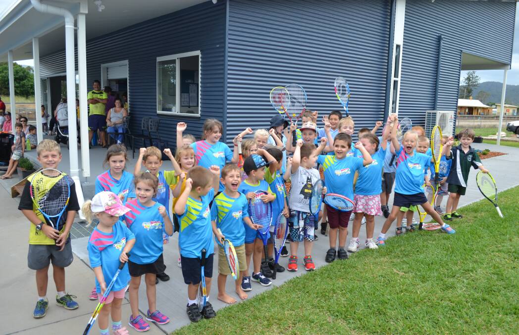TIME TO CHEER: Kendall Tennis Club juniors are looking forward to the fun and festivities planned for the grand opening of the new clubhouse.