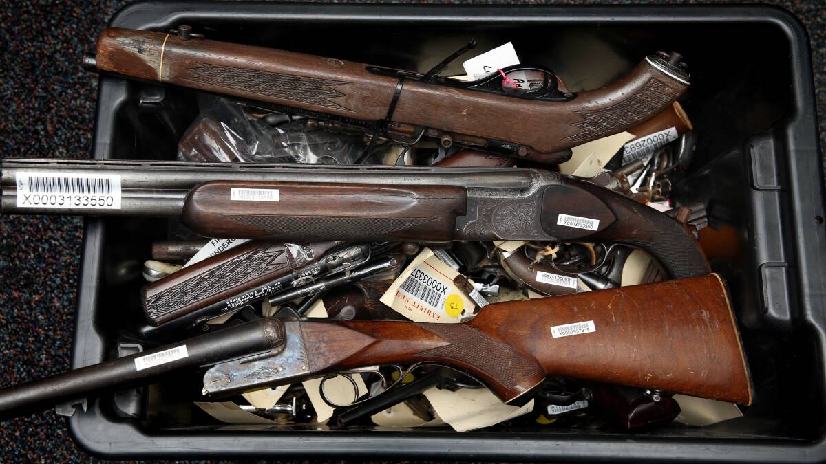 Surrender unwanted firearms during amnesty