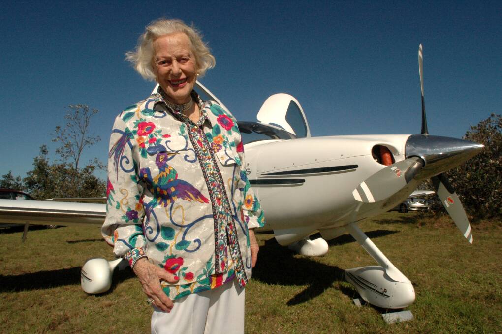 In her honour: The new western Sydney airport has been named after aviation pioneer Nancy Bird Walton. Nancy was born in Kew and grew up in Mount George.