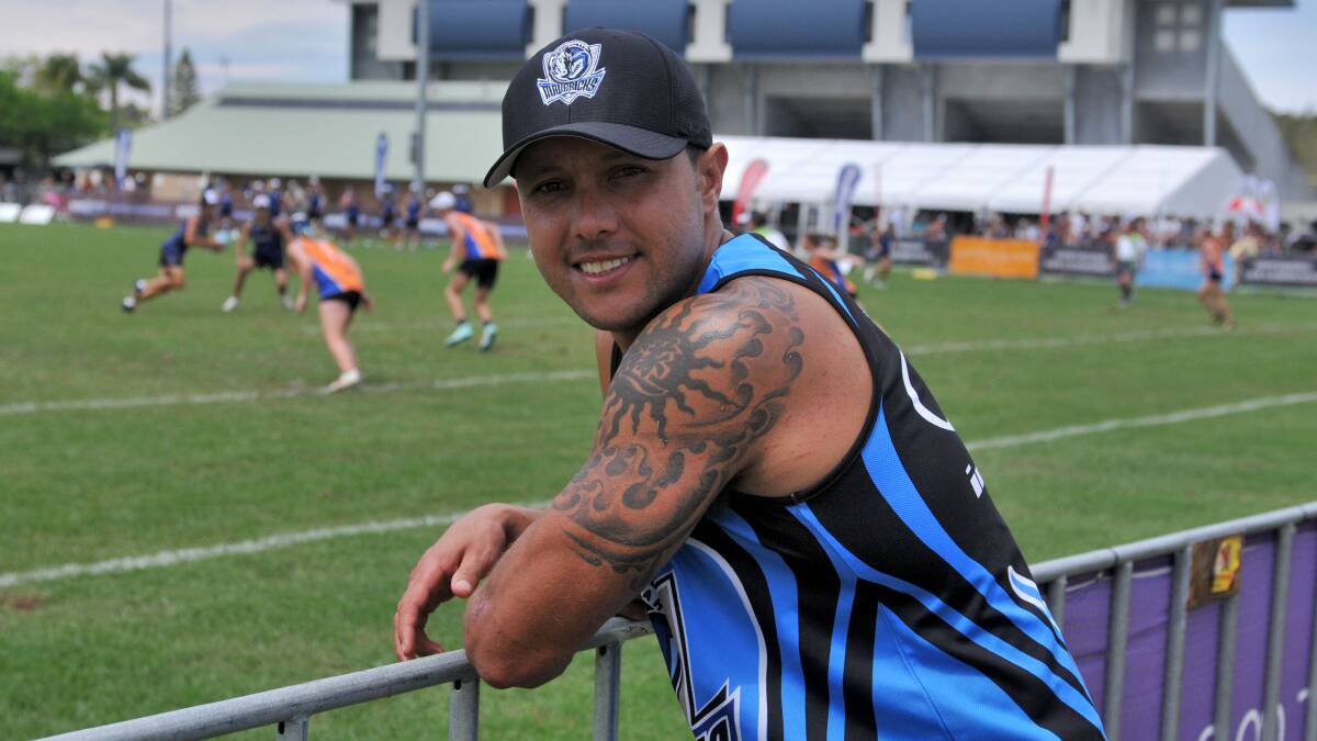 Coming back: Former State of Origin halfback, Scott Prince, who turns out for Murwillumbah Mavericks, watching the action at last year's State Cup. Photo: Matt Attard